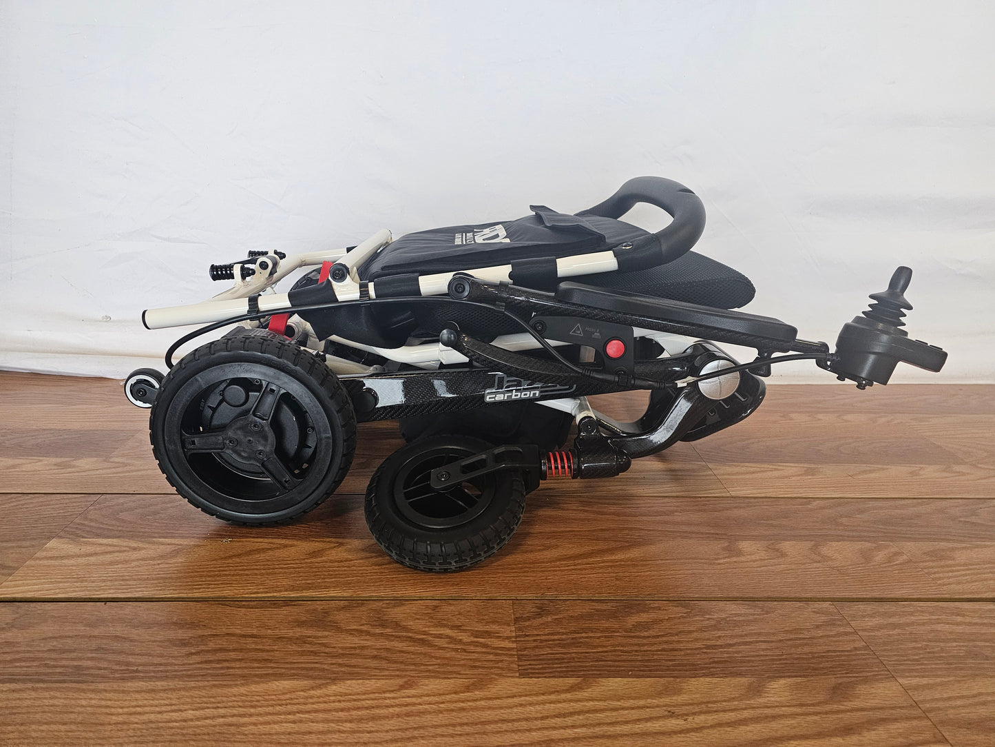 Jazzy Carbon Folding Travel Power Wheelchair - White - Open Box