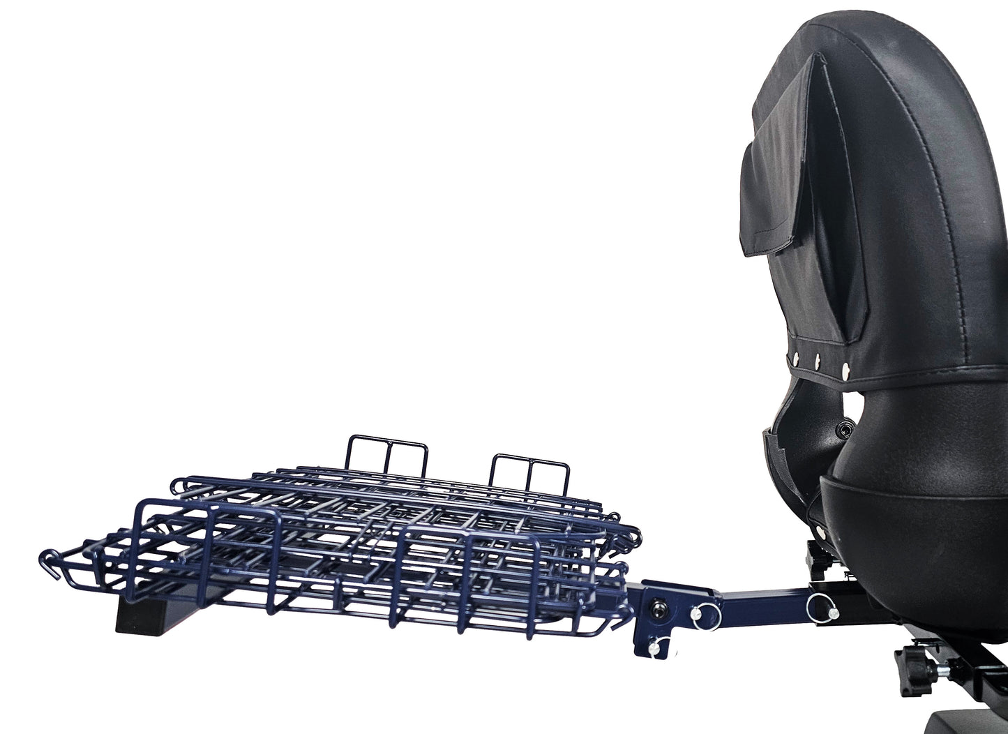 Folding Rear Basket For Most Mobility Scooters - Blue Color