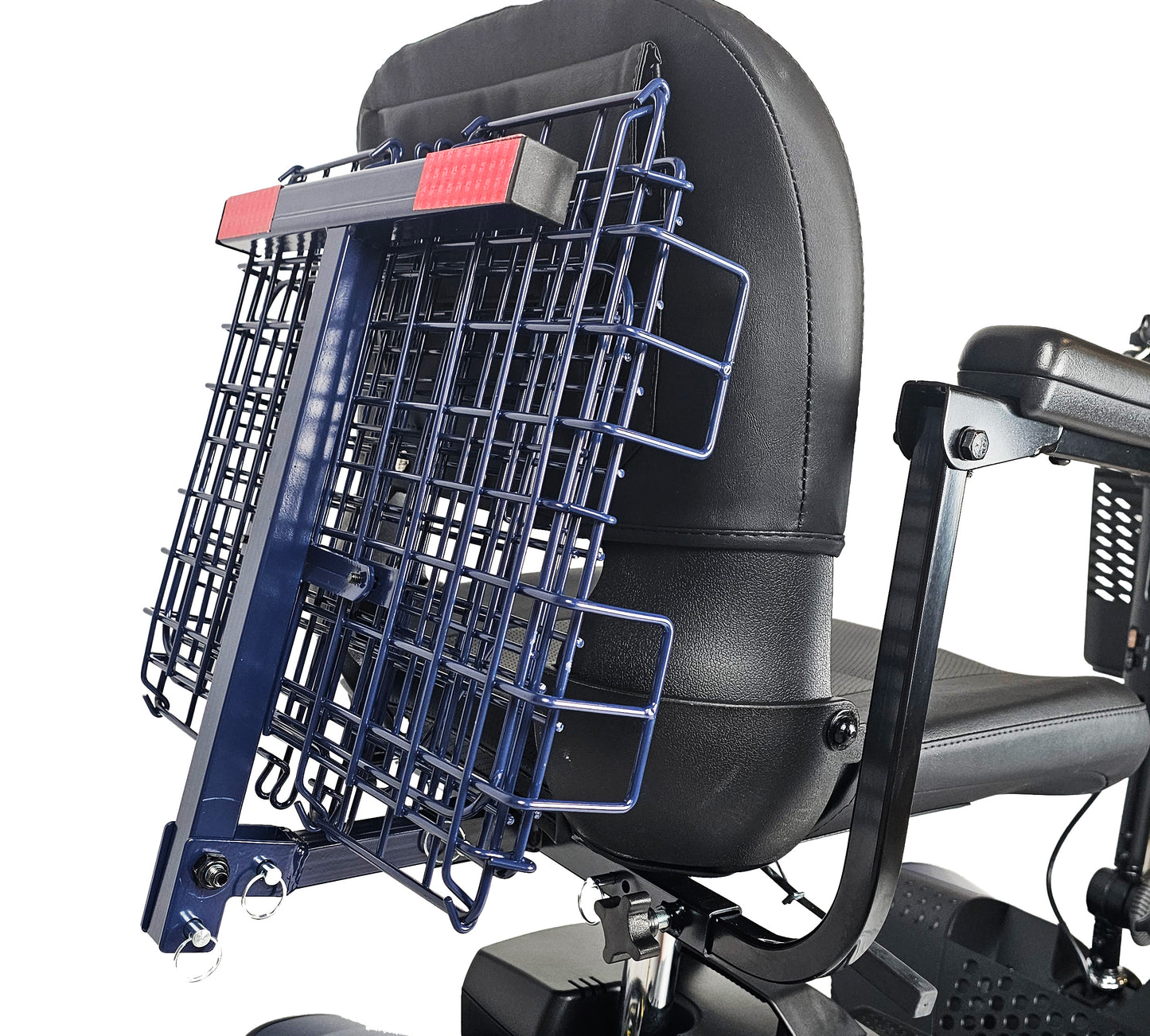 Folding Rear Basket For Most Mobility Scooters - Blue Color