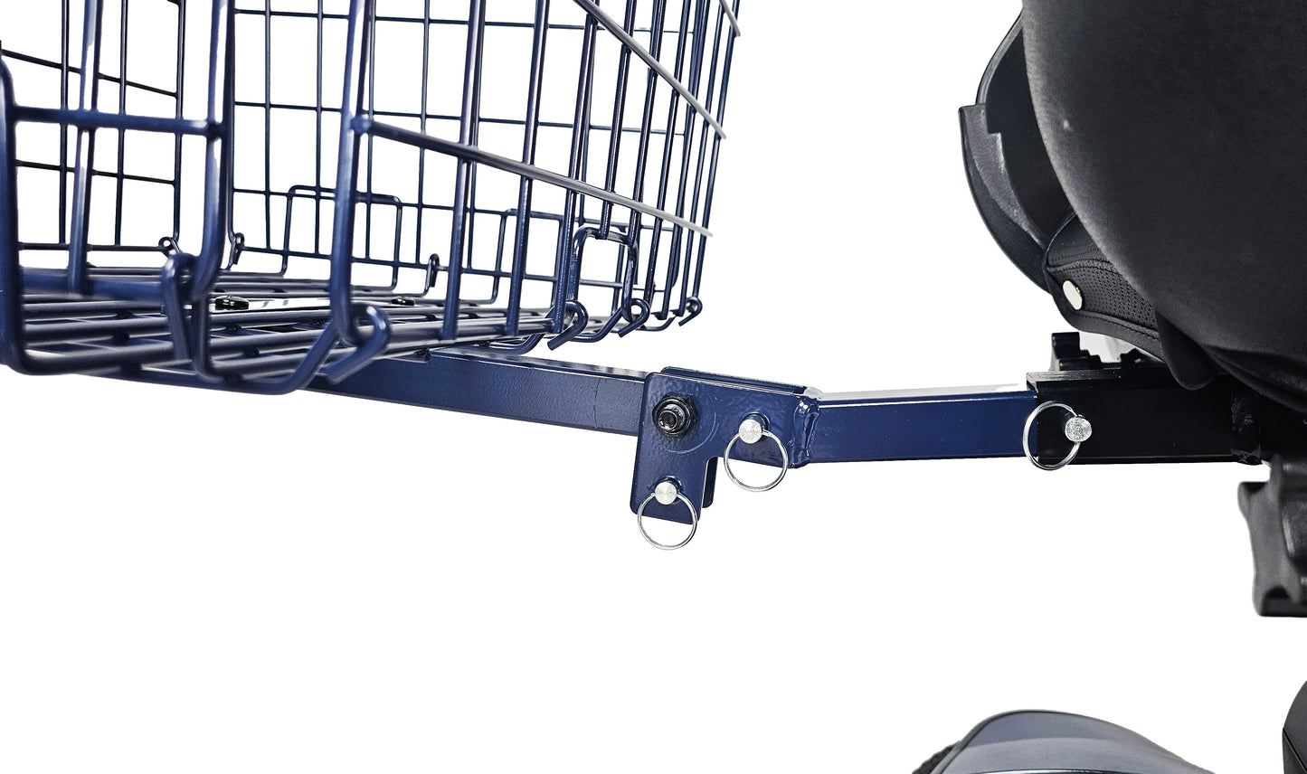 Folding Rear Basket For Most Mobility Scooters - Blue Color