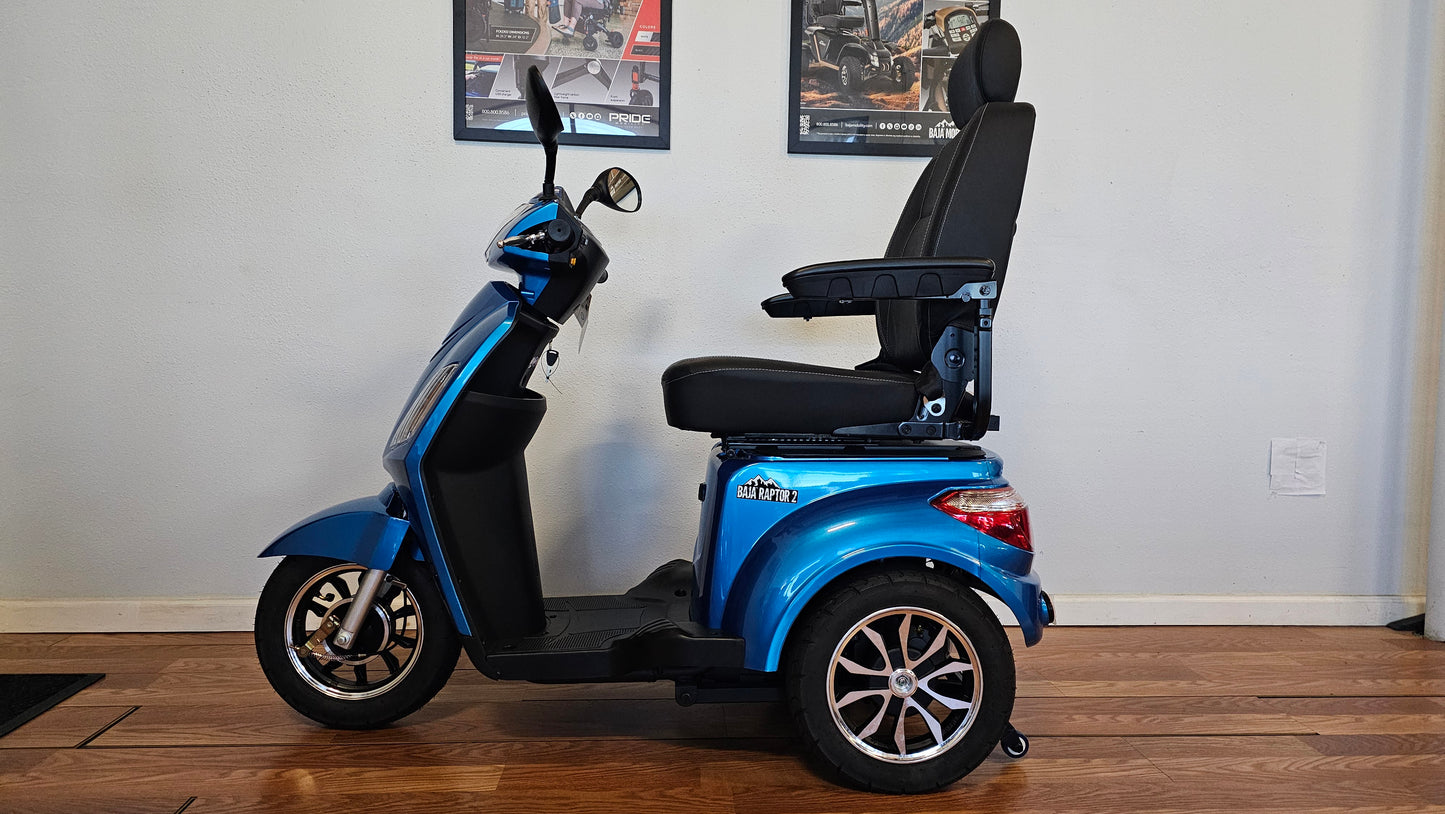Baja Raptor 2 3-Wheel Mobility Scooter - Open Box