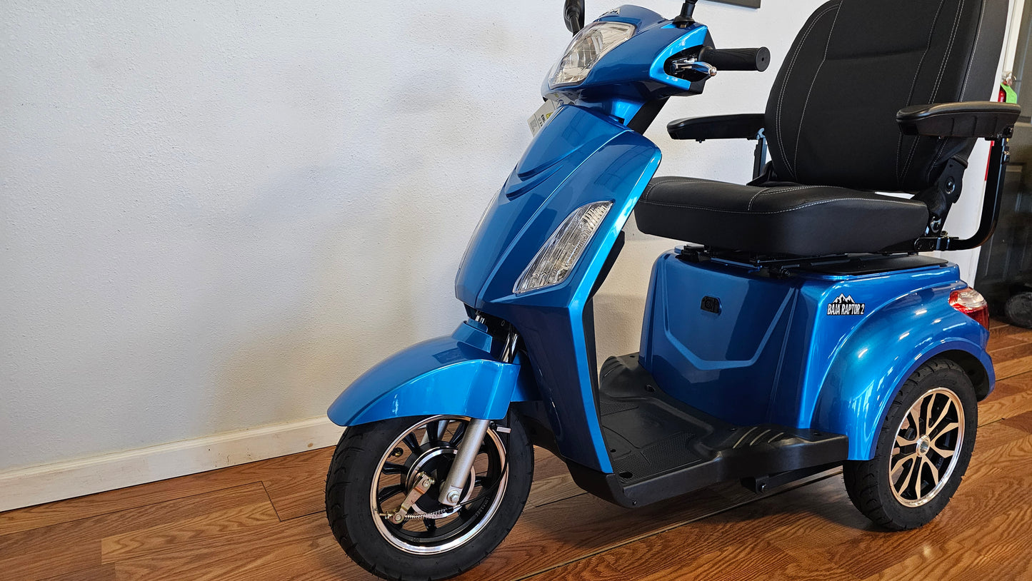 Baja Raptor 2 3-Wheel Mobility Scooter - Open Box