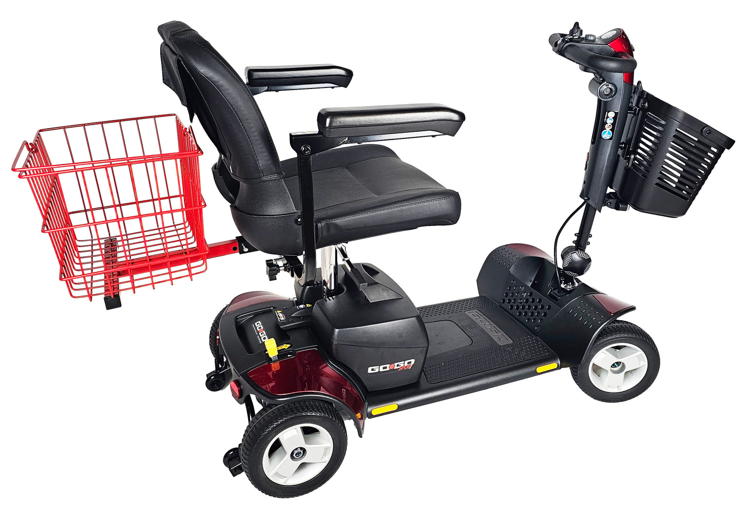 Large Rear Basket RED For Mobility Scooters
