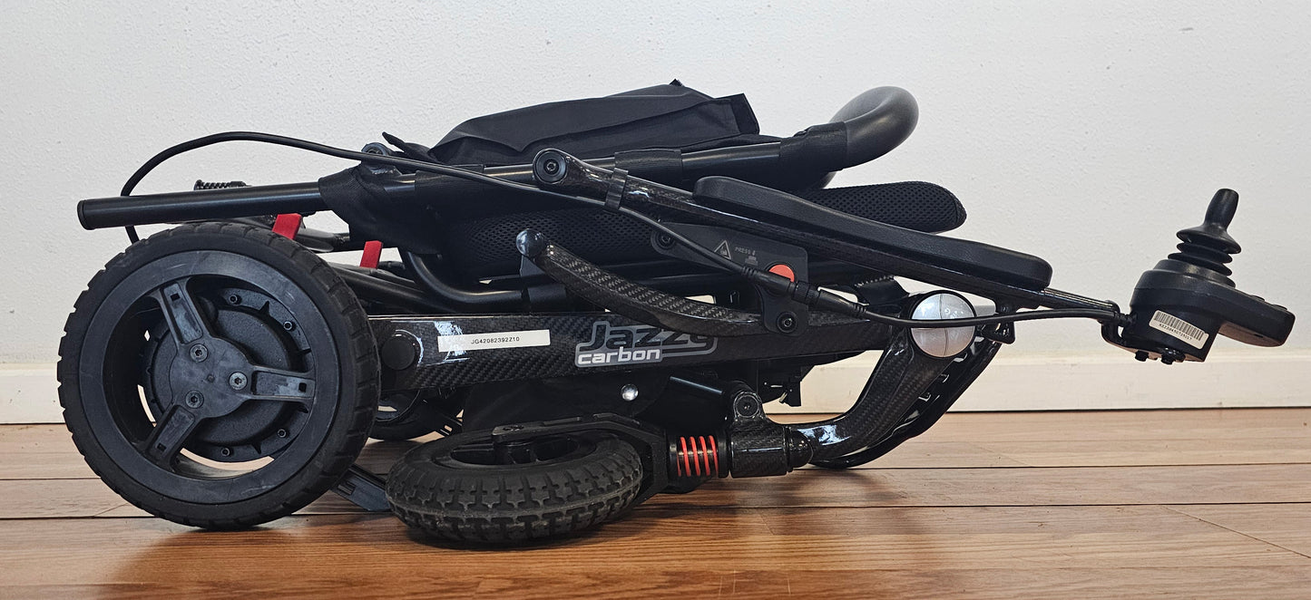 Jazzy Carbon Folding Travel Power Wheelchair - USED