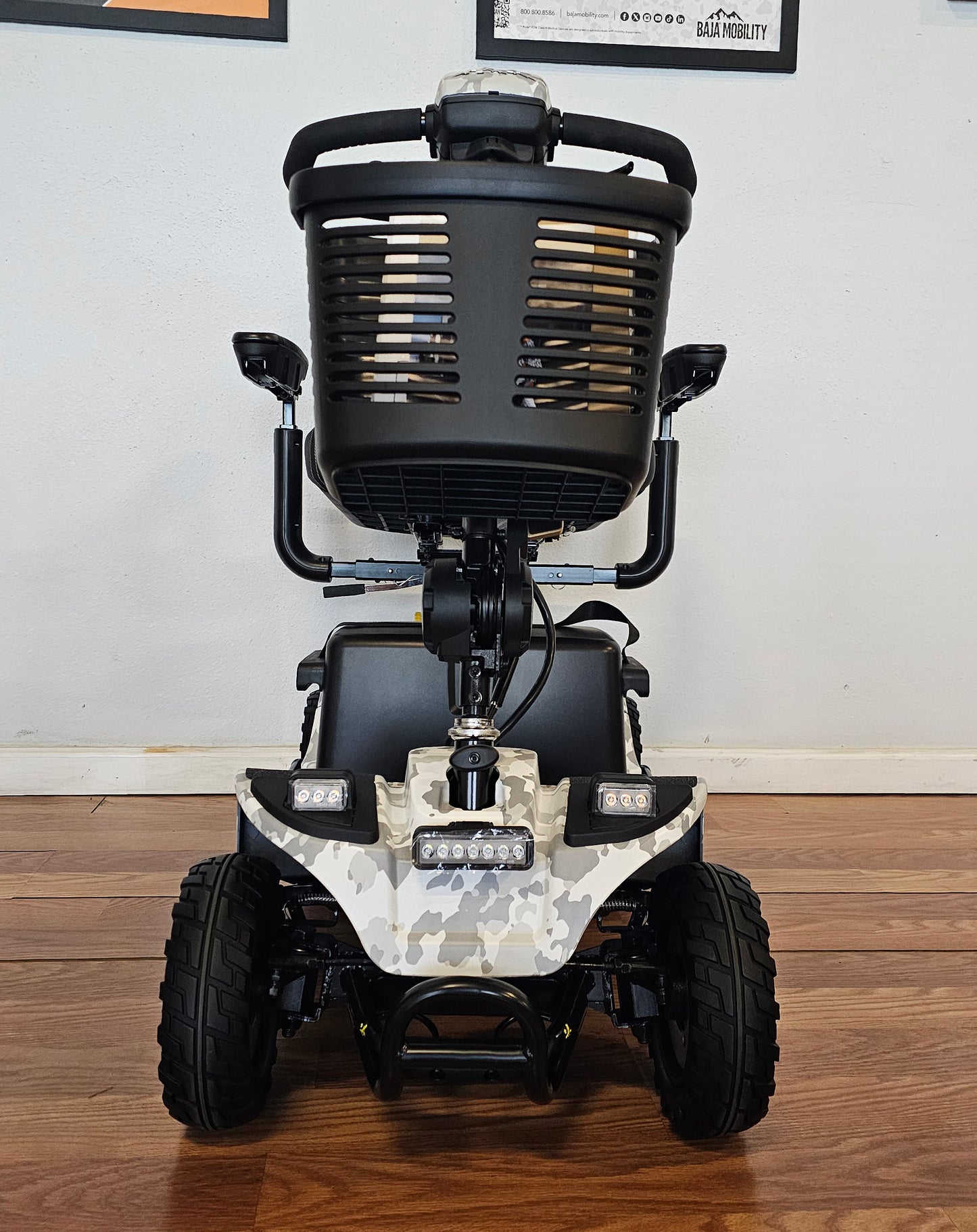 Baja Bandit Outdoor Mobility Scooter - White Camo - Open Box
