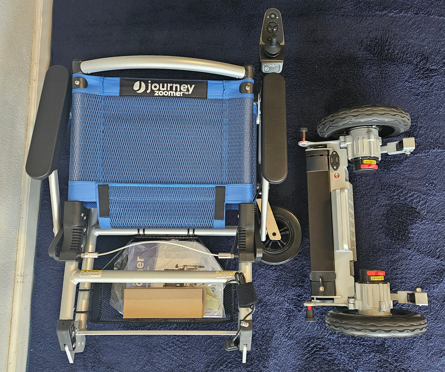 Journey Zoomer® Lightweight Folding Power Chair - OPEN BOX
