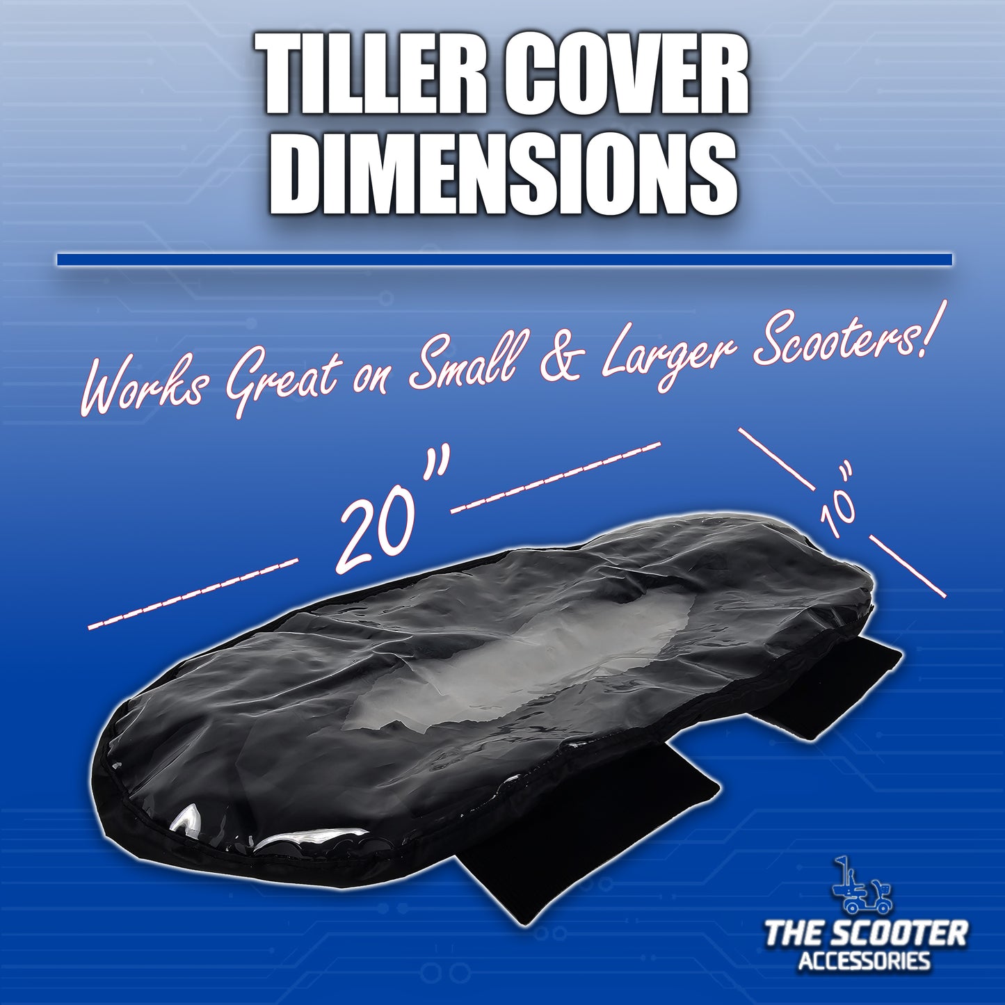 Weatherproof Tiller Cover