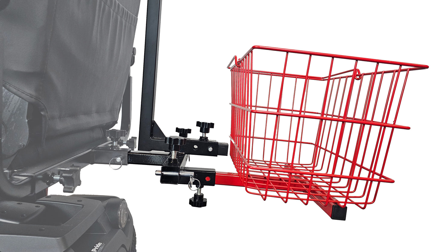 Sunshade Canopy Accessory Bundle – Includes Canopy, Multi-Accessory Holder, & Large Rear Basket