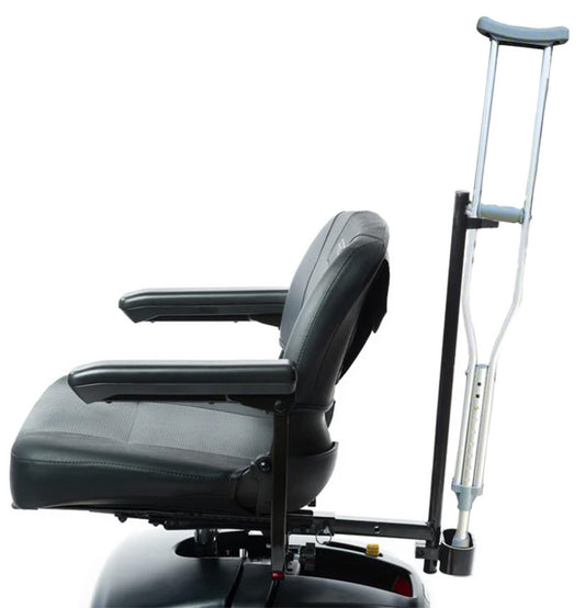 Crutch Holder For Mobility Scooters
