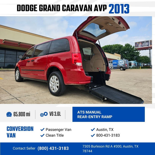 2013 Dodge Grand Caravan AVP