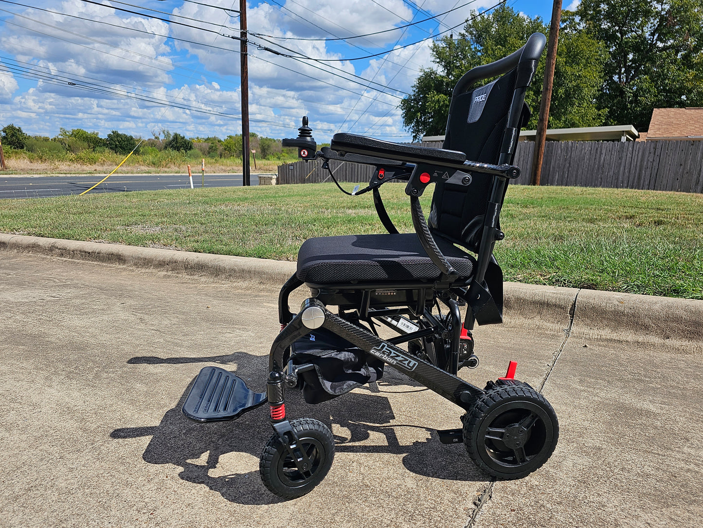 Jazzy Carbon Folding Travel Power Wheelchair OPEN BOX