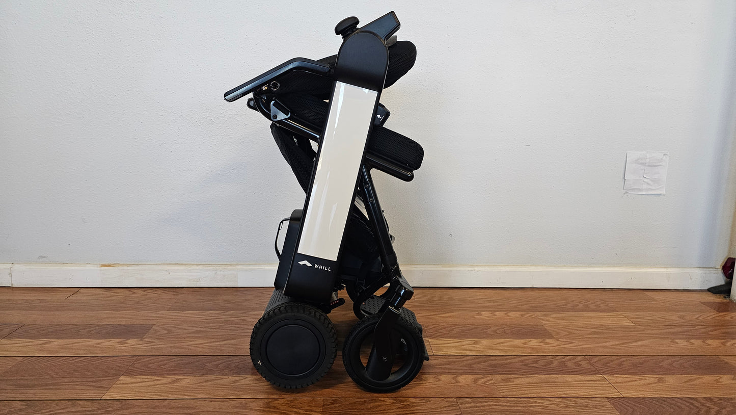WHILL Model F Lightweight Folding Power Wheelchair - OPEN BOX