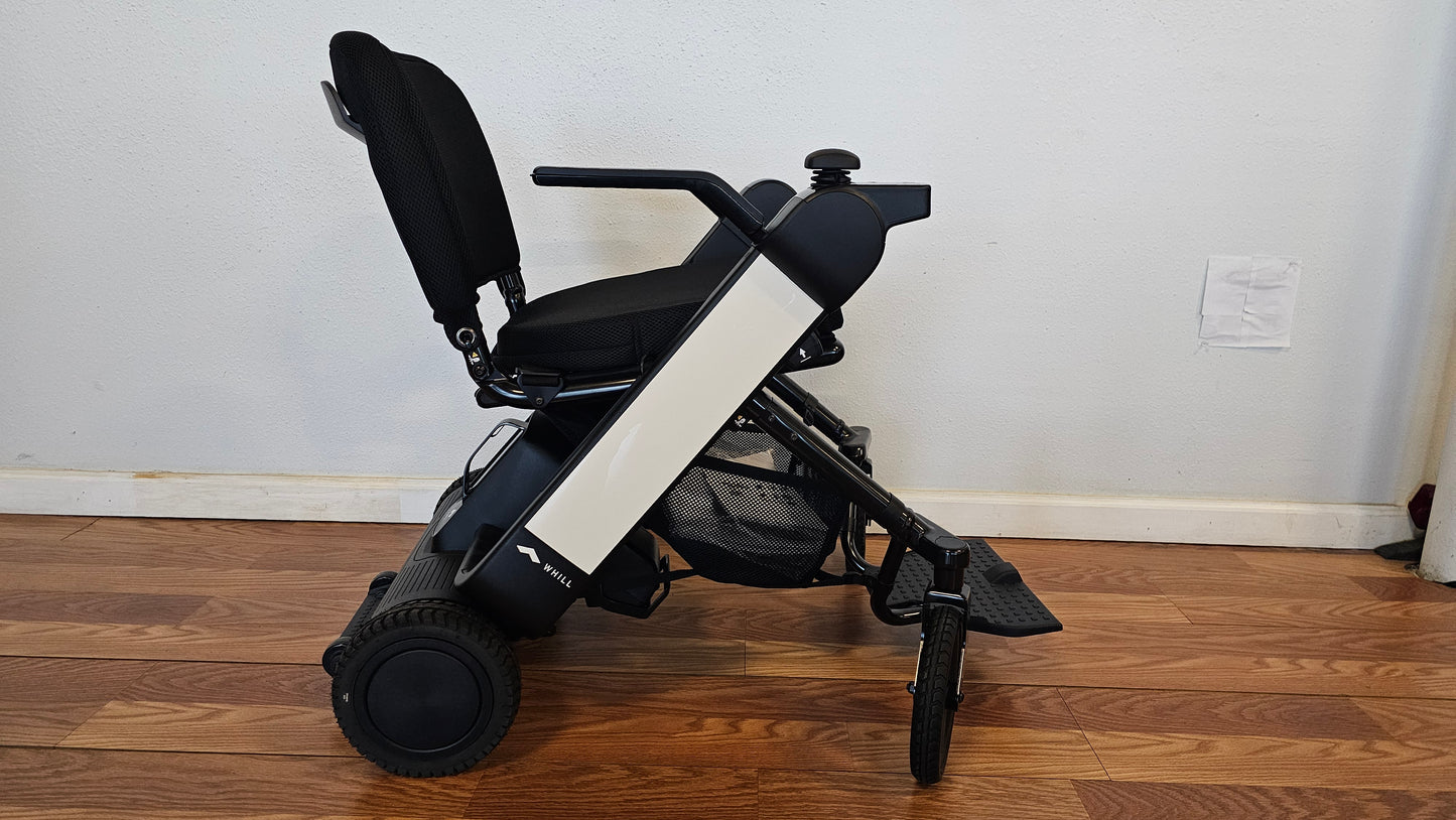 WHILL Model F Lightweight Folding Power Wheelchair - OPEN BOX