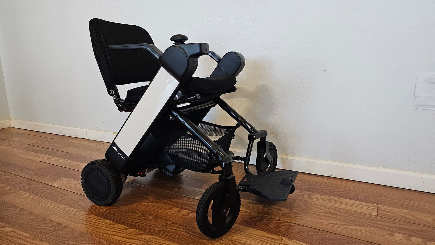 WHILL Model F Lightweight Folding Power Wheelchair - OPEN BOX