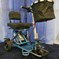 Triaxe Sport 3-Wheel Folding Scooter 18 inch Seat - Open Box - Blue - Std. Battery
