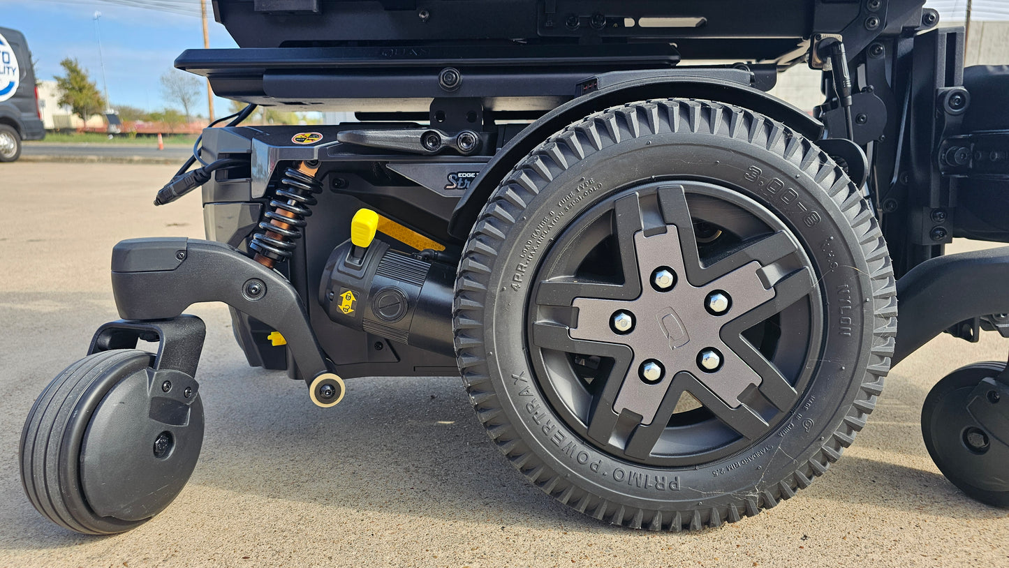 Quantum Edge 3 Stretto Rehab Powerchair - Pre-Owned