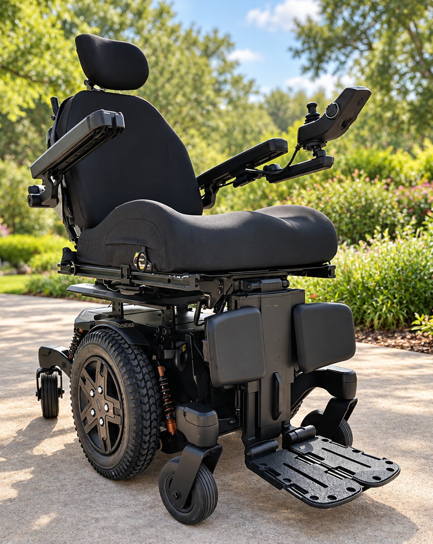 Quantum Edge 3 Stretto Rehab Powerchair - Pre-Owned