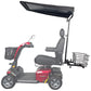 Sunshade Canopy Accessory Bundle – Includes Canopy, Multi-Accessory Holder, & Large Rear Basket