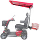 Sunshade Canopy Accessory Bundle – Includes Canopy, Multi-Accessory Holder, & Large Rear Basket