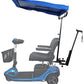 Sunshade Canopy Accessory Bundle – Includes Canopy, Multi-Accessory Holder & Cane Holder