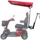 Sunshade Canopy Accessory Bundle – Includes Canopy, Multi-Accessory Holder & Cane Holder