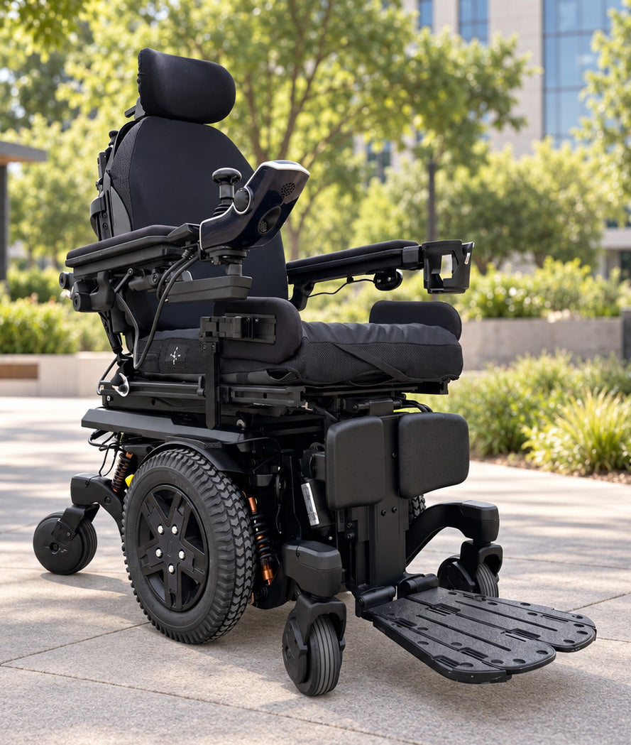 Quantum Edge 3 Stretto Rehab Powerchair - Pre-Owned
