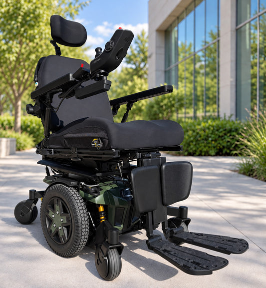 Quantum Edge 3 Rehab Powerchair - Only 1 Mile of Use! - Pre-Owned