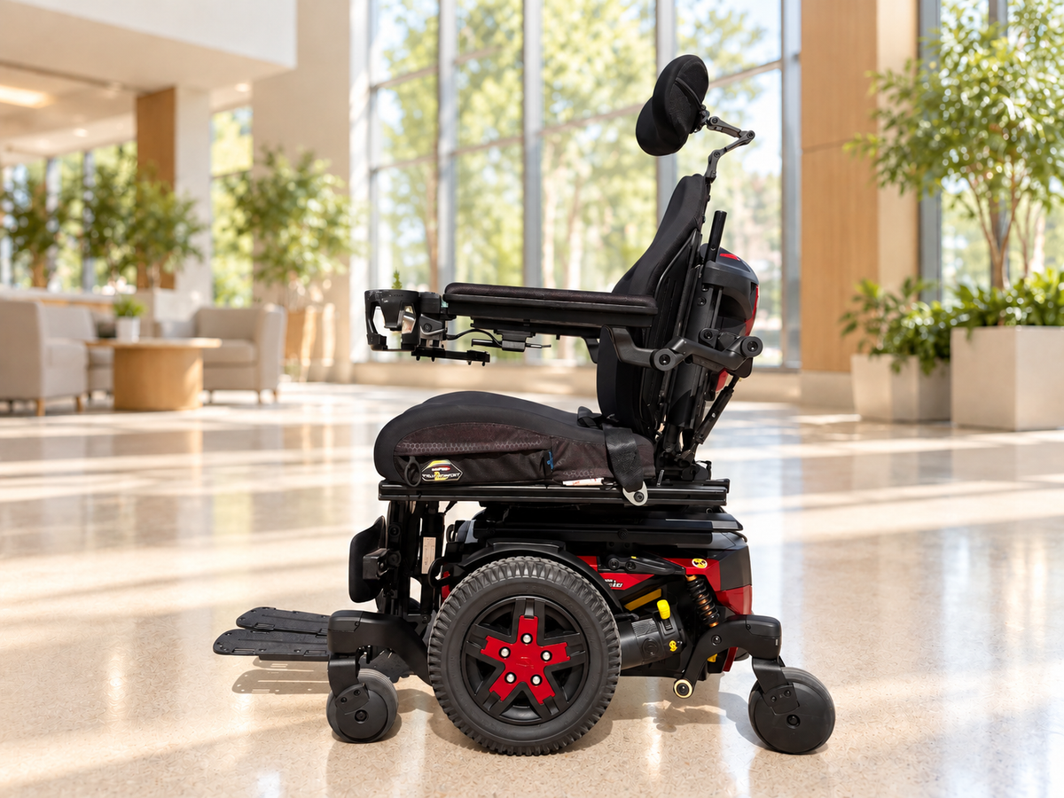 Quantum Edge 3 Stretto Rehab Powerchair - Pre-Owned