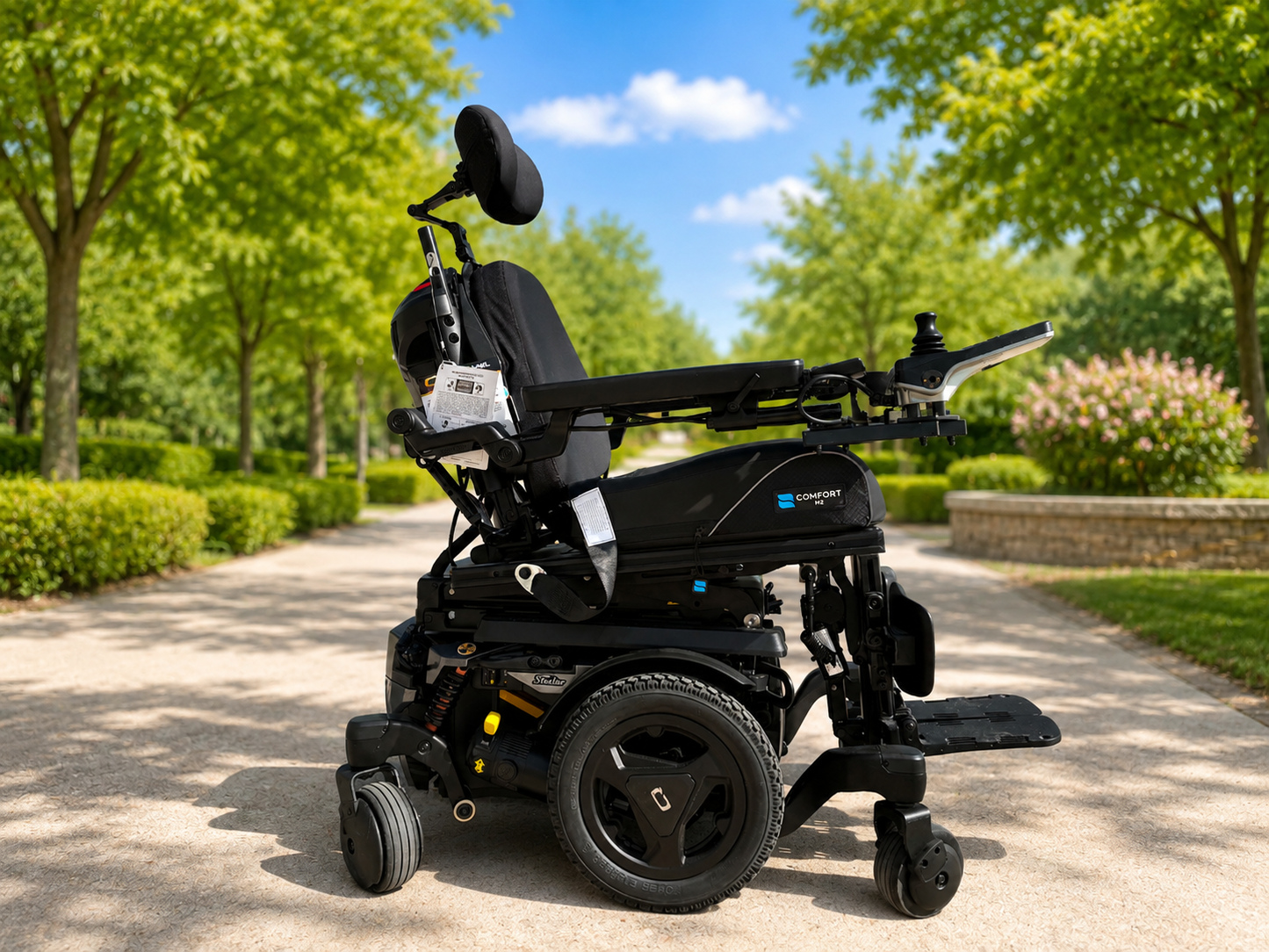 Quantum Edge 3 Stretto Rehab Powerchair - Pre-Owned