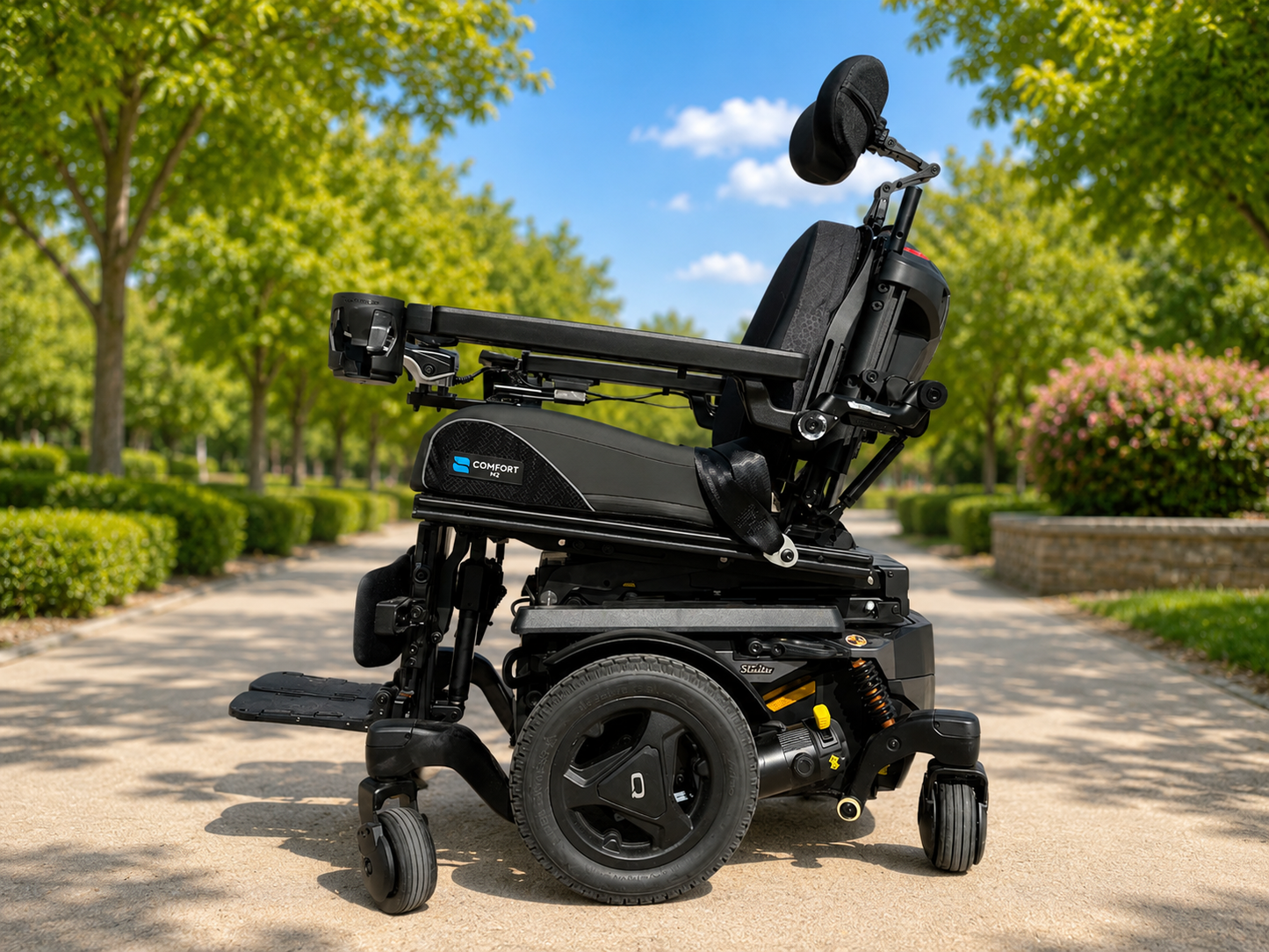 Quantum Edge 3 Stretto Rehab Powerchair - Pre-Owned