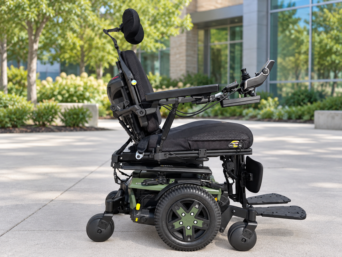 Quantum Edge 3 Rehab Powerchair - Only 1 Mile of Use! - Pre-Owned