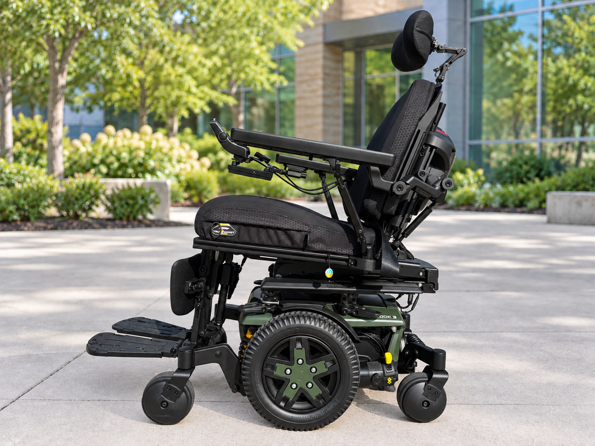 Quantum Edge 3 Rehab Powerchair - Only 1 Mile of Use! - Pre-Owned