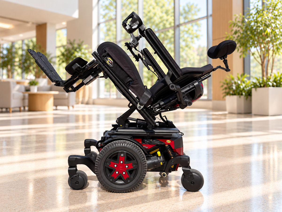 Quantum Edge 3 Stretto Rehab Powerchair - Pre-Owned