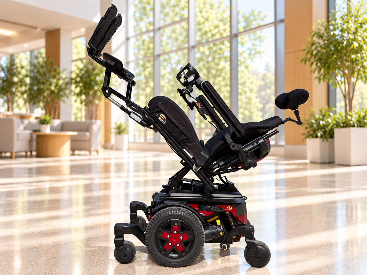 Quantum Edge 3 Stretto Rehab Powerchair - Pre-Owned