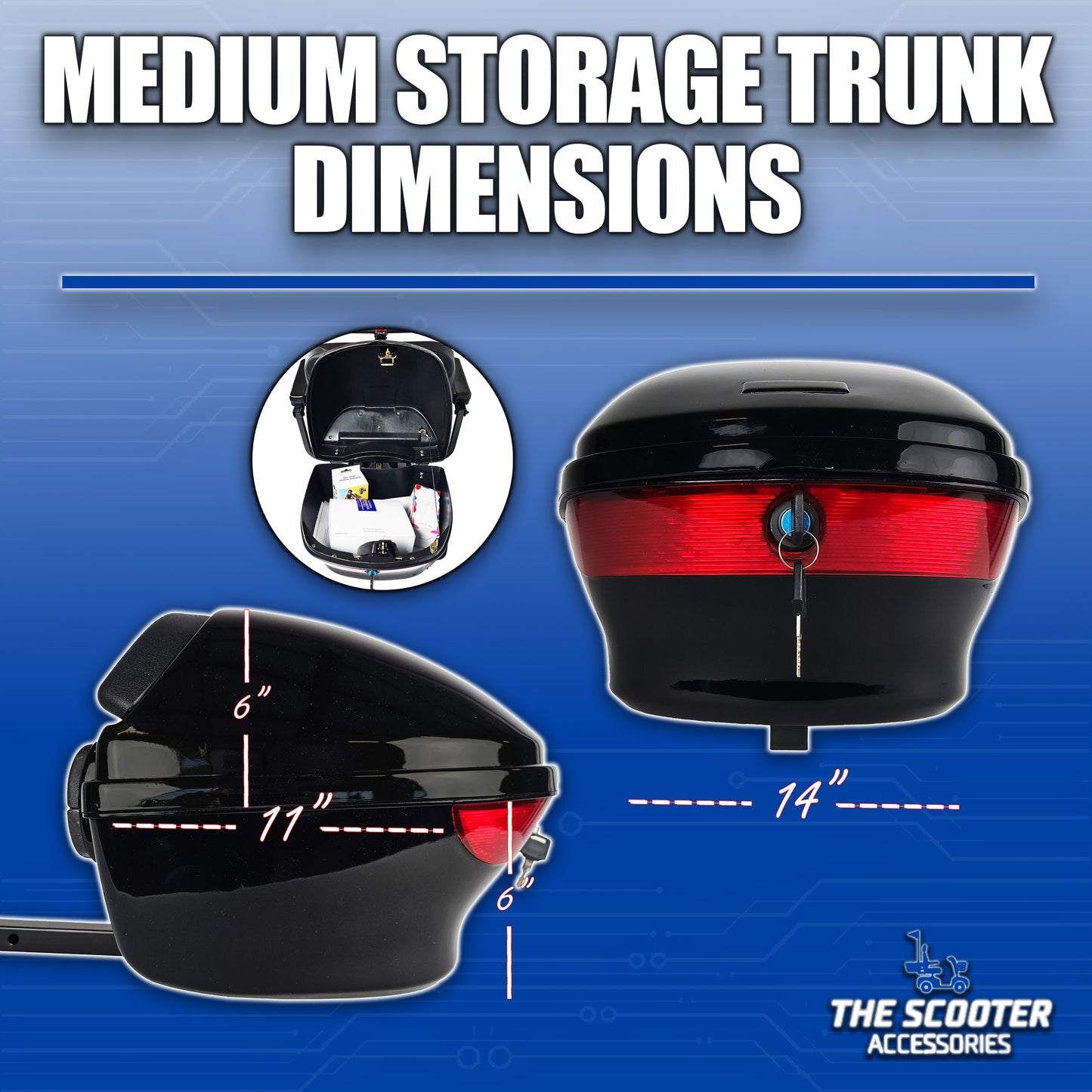 Standard Scooter Storage Trunk