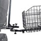 Sunshade Canopy Accessory Bundle – Includes Canopy, Multi-Accessory Holder, & Folding Rear Basket