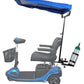 Sunshade Canopy Accessory Bundle – Includes Canopy, Multi-Accessory Holder, & Oxygen Tank Holder