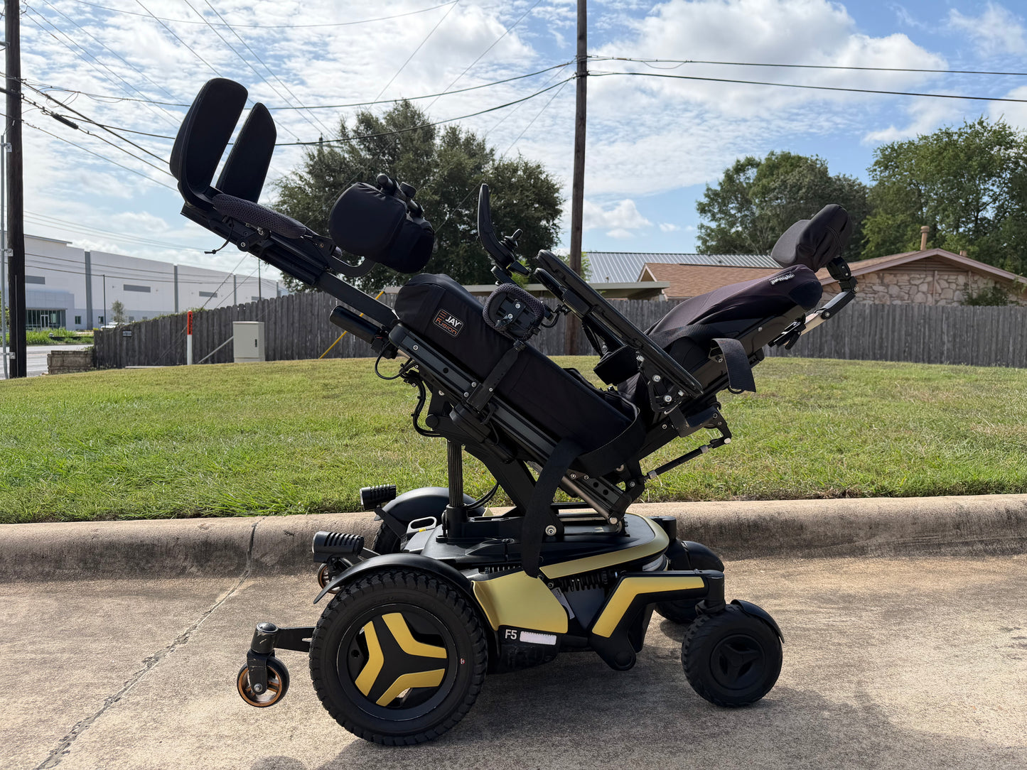 Permobil F5 Standing Power Wheelchair – Pre-Owned