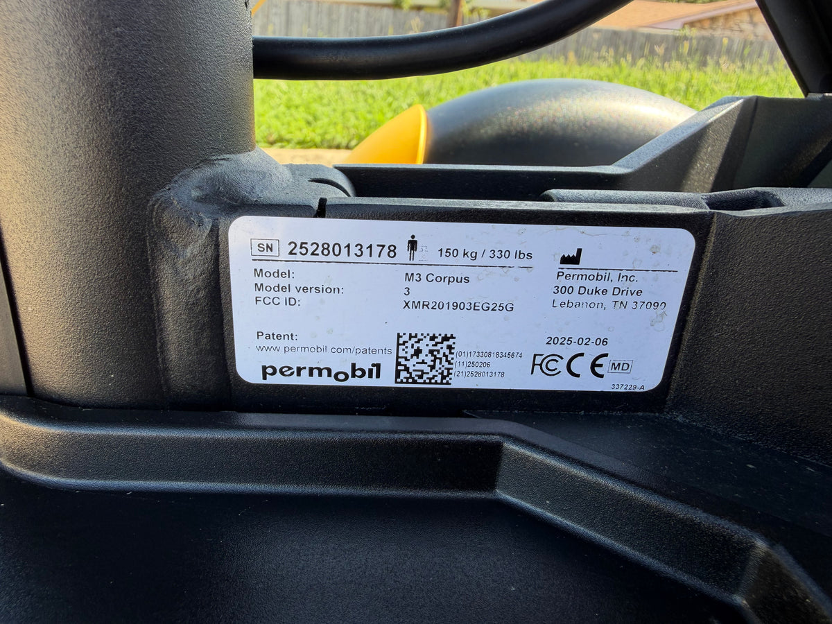 Permobil M3 Corpus Power Wheelchair - Pre-Owned