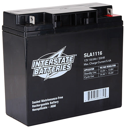 Interstate Batteries 12V 18AH SLA1116 SLA Battery