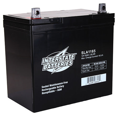 Interstate Batteries 12V 55AH SLA1165 SLA Battery
