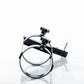 Oxygen O2 Holder Cylinder Tank Metal Bracket Accessory for Most Mobility Scooters and Power Chairs
