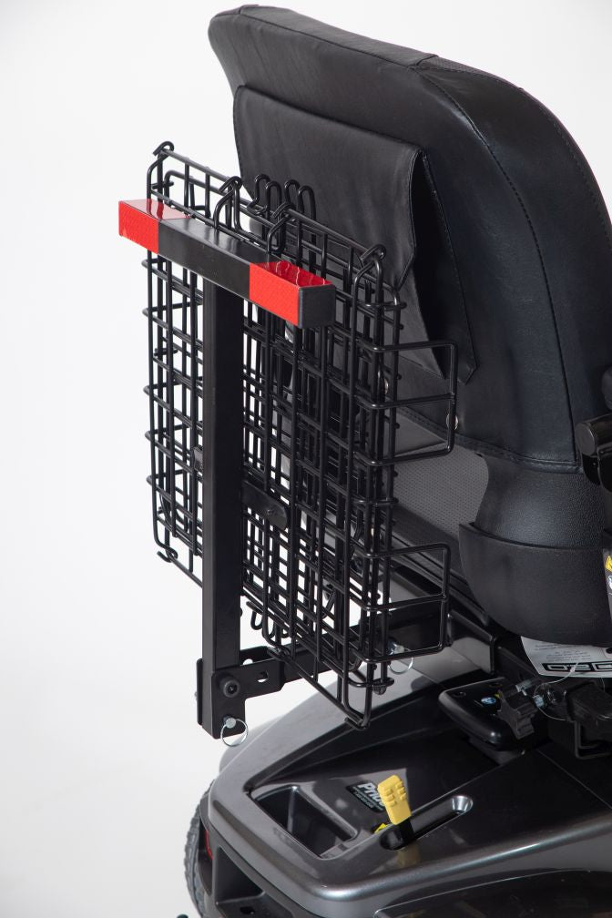 Folding Rear Basket For Most Mobility Scooters - Black Color