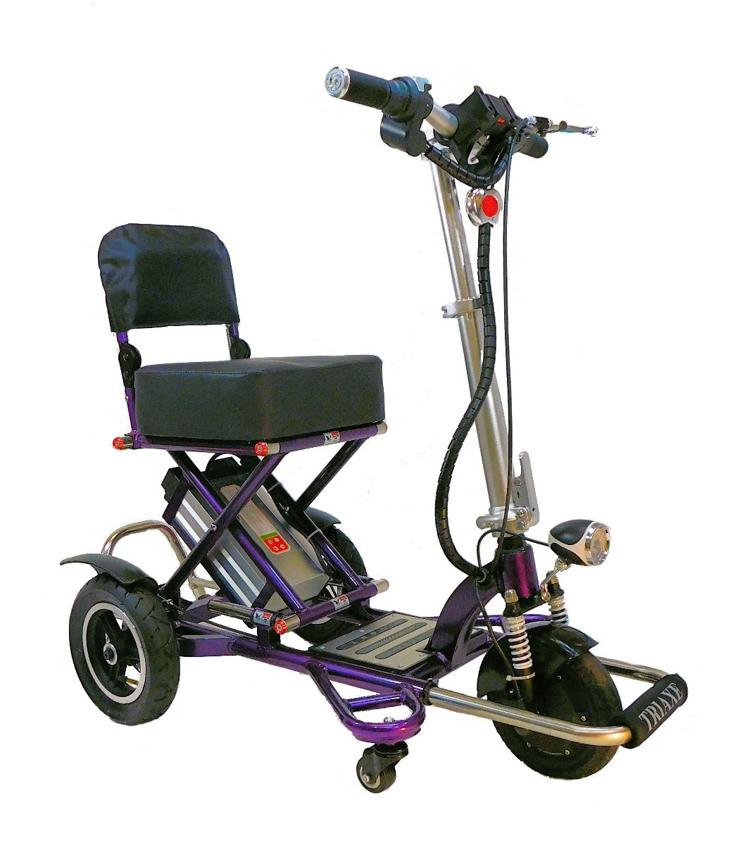 Enhance Mobility Triaxe Sport 3 Wheels Folding Mobility Scooter